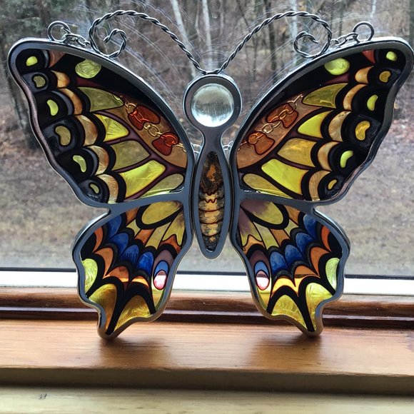Amia Other - Amia - Butterfly stained glass suncatcher
